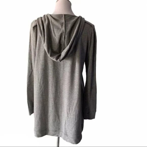 Cable & Gauge Hooded Grey Top size M - Picture 4 of 5